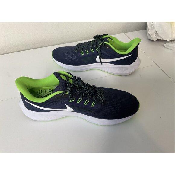 Nike Men's Air Zoom 39 Pegasus Running Seattle Seahawks Size‎ 10 NEW Football - Picture 2 of 8